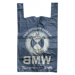 Пакет поліетиленовий (ПЕТ), майка, BMW super bag, 430х580, 50шт/уп